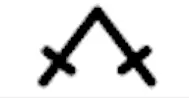 Single crochet two together crochet symbol