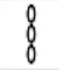 *Triple turning chain crochet symbol